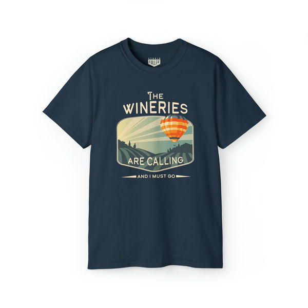 Wineries Are Calling Unisex Cotton Tee