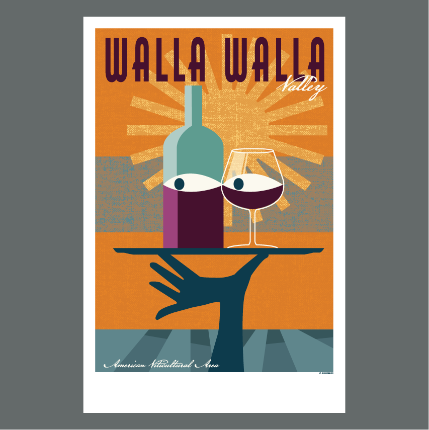 Walla Walla Wine Print