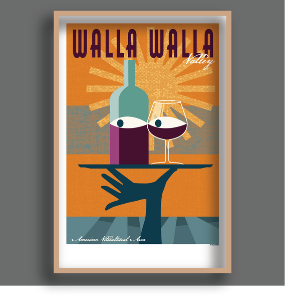 Walla Walla Wine Print