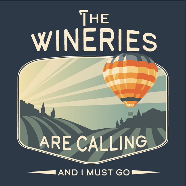 Wineries Are Calling Unisex Cotton Tee