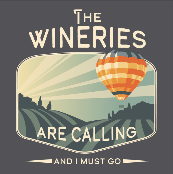 Wineries Are Calling Unisex Cotton Tee