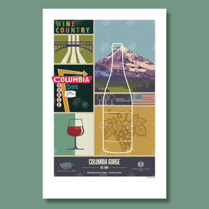 Columbia Gorge AVA Poster