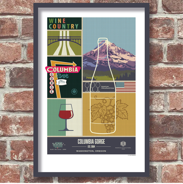 Columbia Gorge AVA Poster