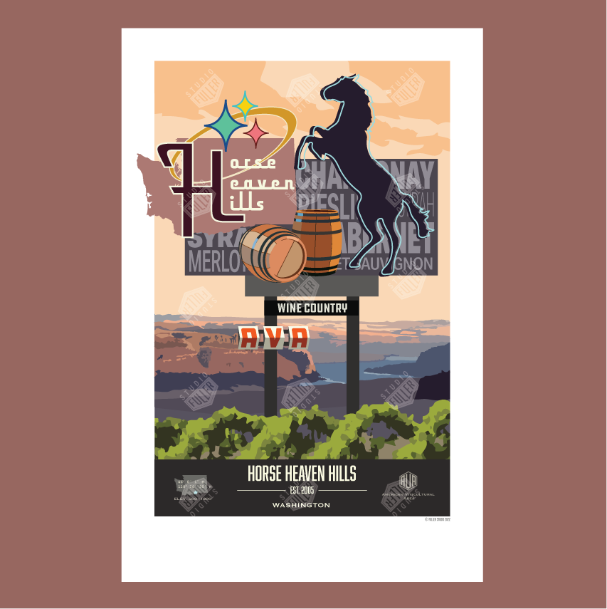 Horse Heaven Hills AVA Poster