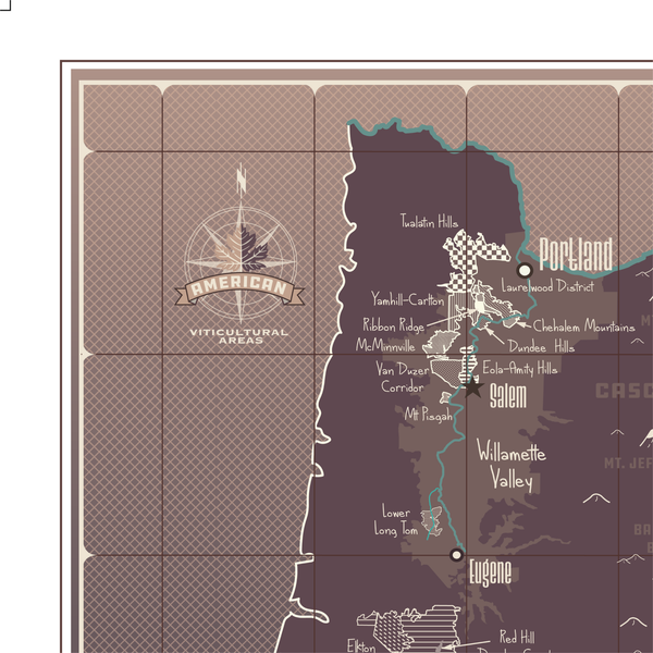 Oregon AVA Map