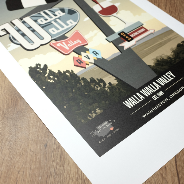 Walla Walla Valley AVA Poster