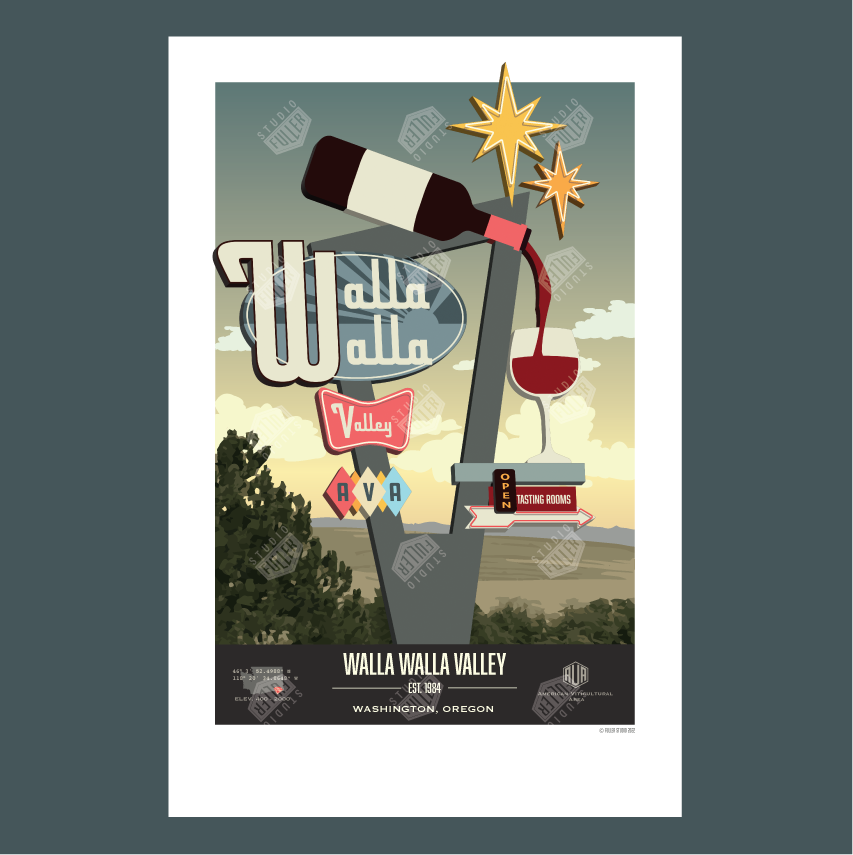 Walla Walla Valley AVA Poster