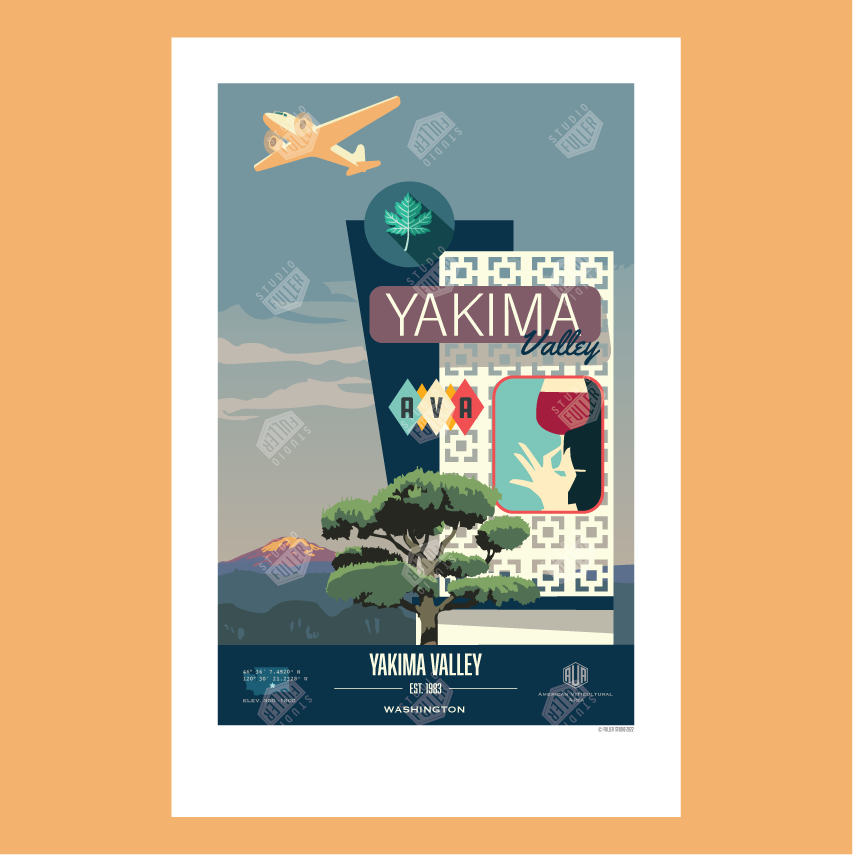 Yakima Valley AVA Poster